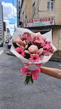 Buque de Lirio com Gerbera