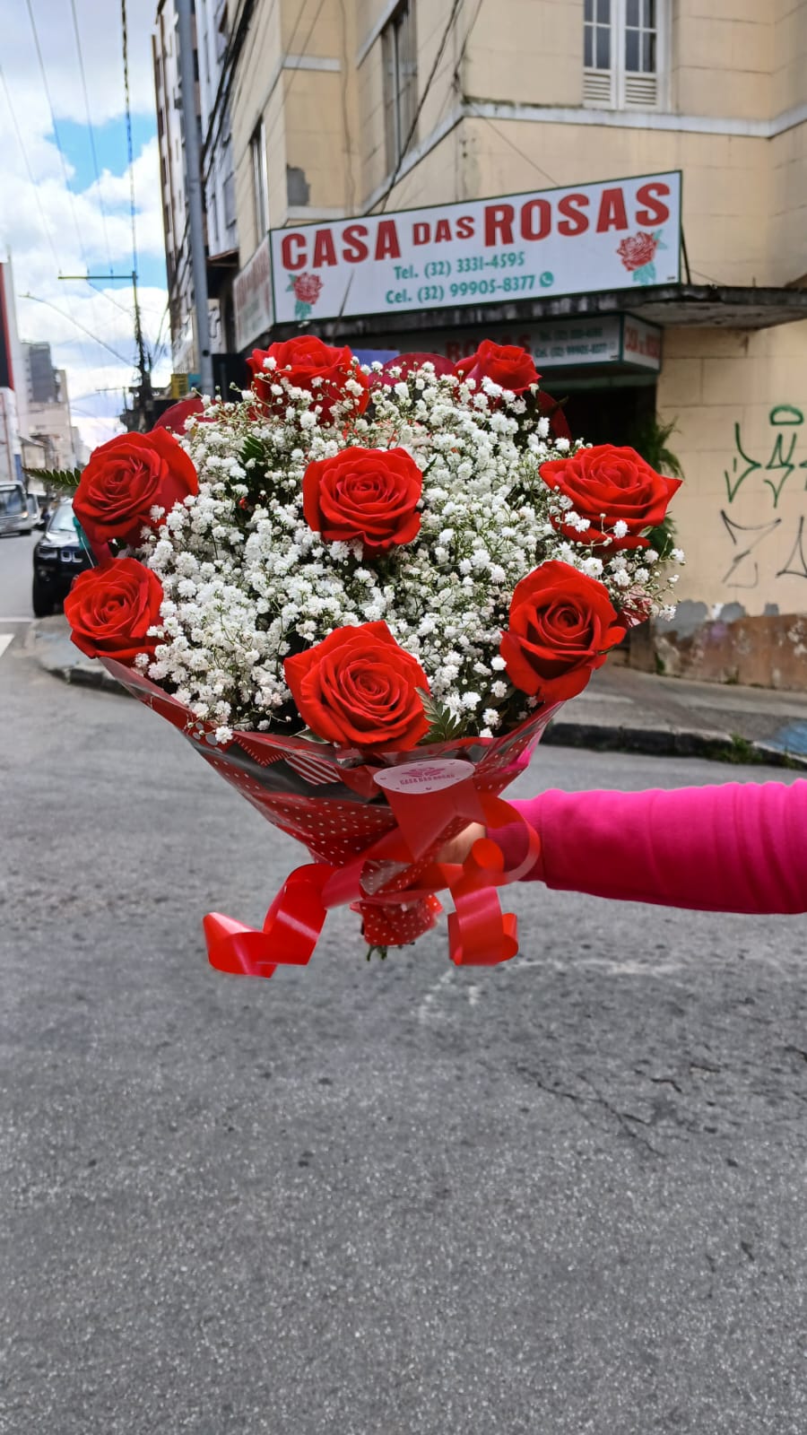 Arranjo 8 Rosas