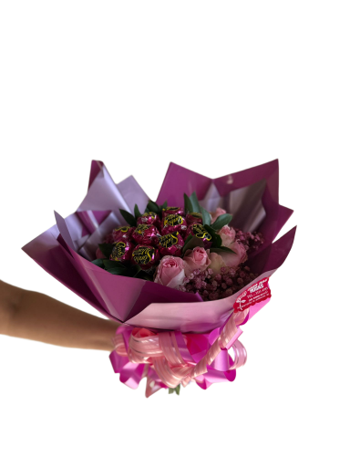 Buquê de Sonho de Valsa e Rosas